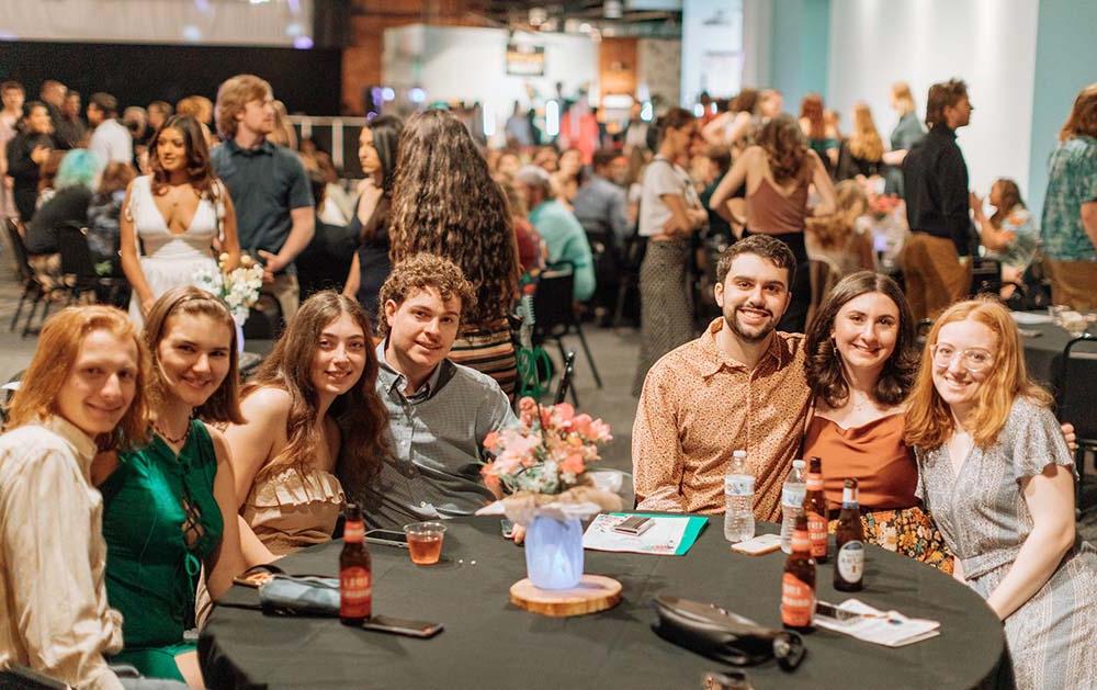 Students at the 2023 Spring Banquet.